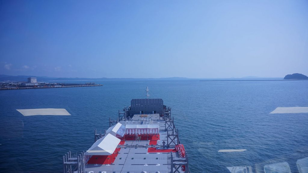 次世代型自動運航検証船「げんぶ」の見学会(10/14)