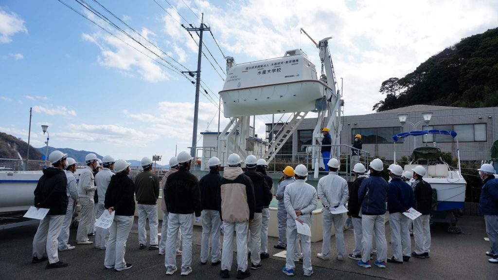 救命艇講習（１月３０日）